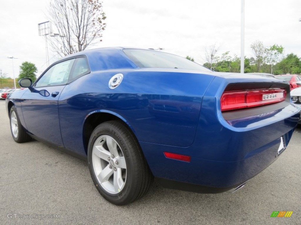 2012 Challenger SXT - Blue Streak Pearl / Dark Slate Gray photo #2