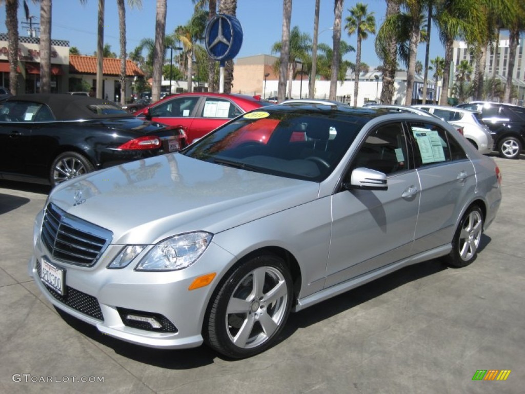 Iridium Silver Metallic 2011 Mercedes-Benz E 350 Sedan Exterior Photo #71490653