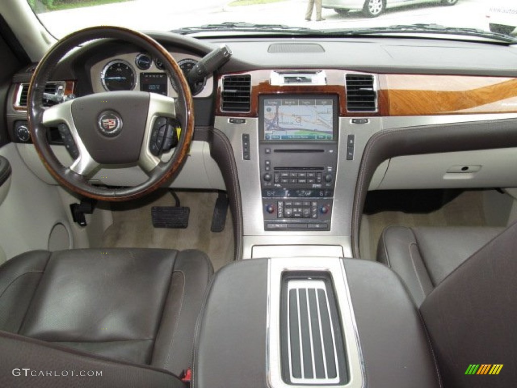 2009 Cadillac Escalade Standard Escalade Model Cocoa/Very Light Linen Dashboard Photo #71491138