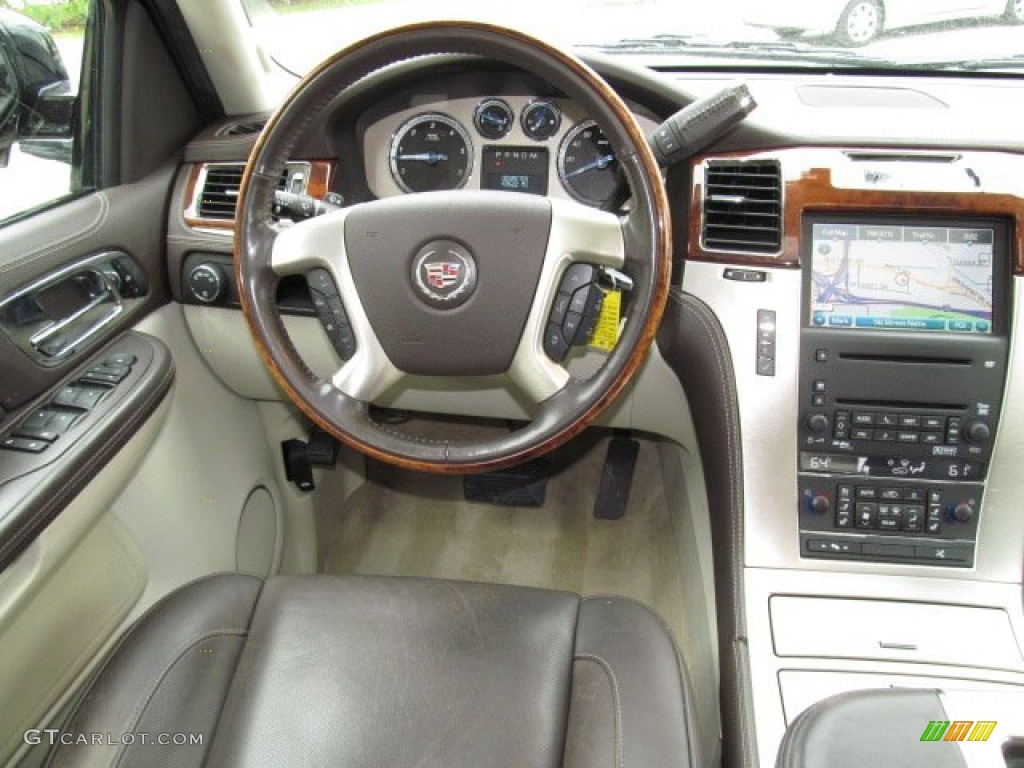 2009 Cadillac Escalade Standard Escalade Model Cocoa/Very Light Linen Dashboard Photo #71491222