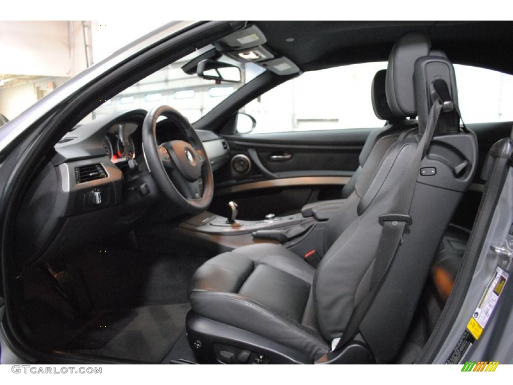 Black Novillo Leather Interior 2011 BMW M3 Convertible Photo #71491366