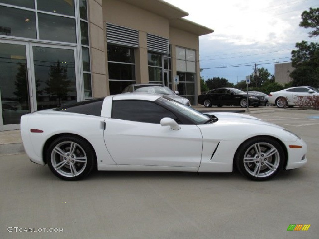 2007 Corvette Coupe - Arctic White / Ebony photo #4