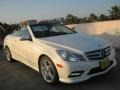 2013 Diamond White Metallic Mercedes-Benz E 550 Cabriolet  photo #1