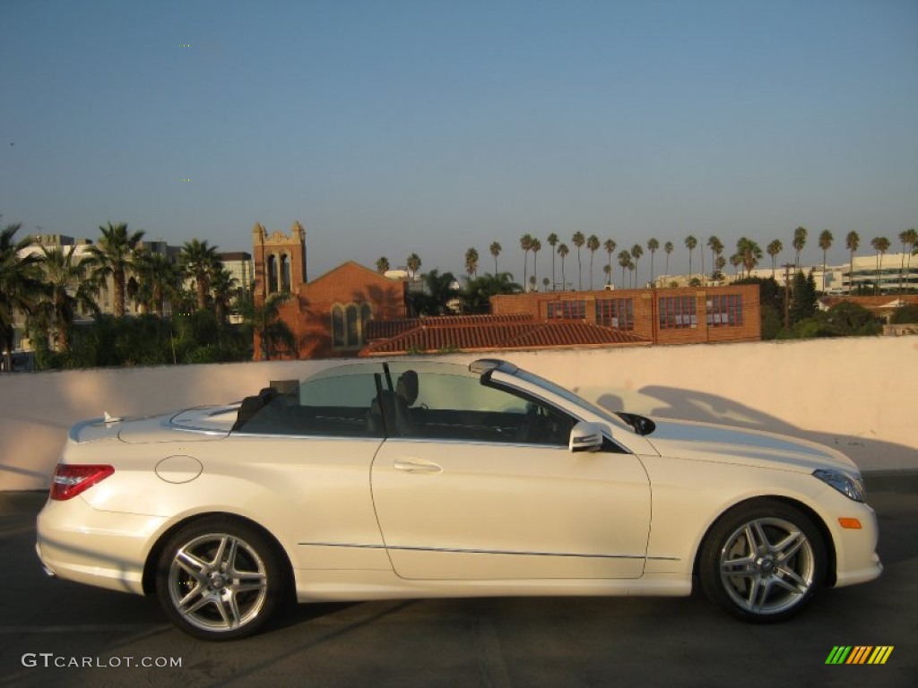 Diamond White Metallic 2013 Mercedes-Benz E 550 Cabriolet Exterior Photo #71491747
