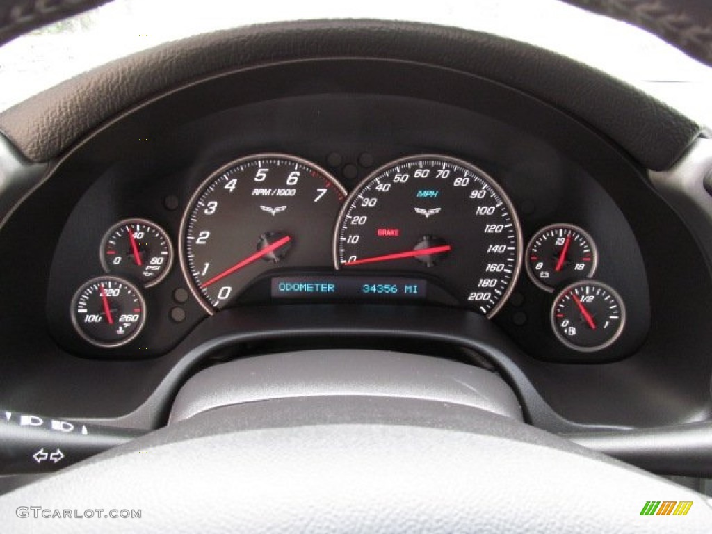 2007 Chevrolet Corvette Coupe Gauges Photo #71491795