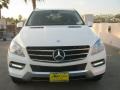 2013 Diamond White Metallic Mercedes-Benz ML 350 4Matic  photo #2