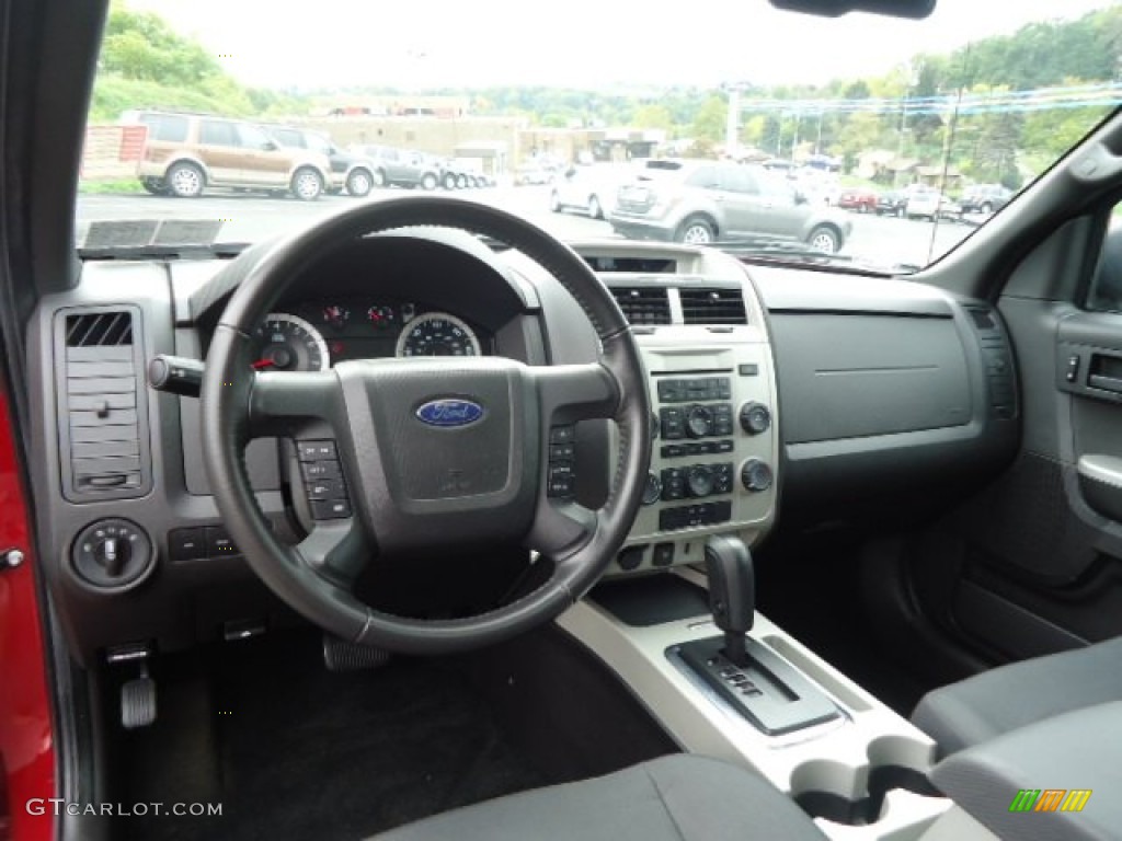 2011 Ford Escape XLT V6 Charcoal Black Dashboard Photo #71492782