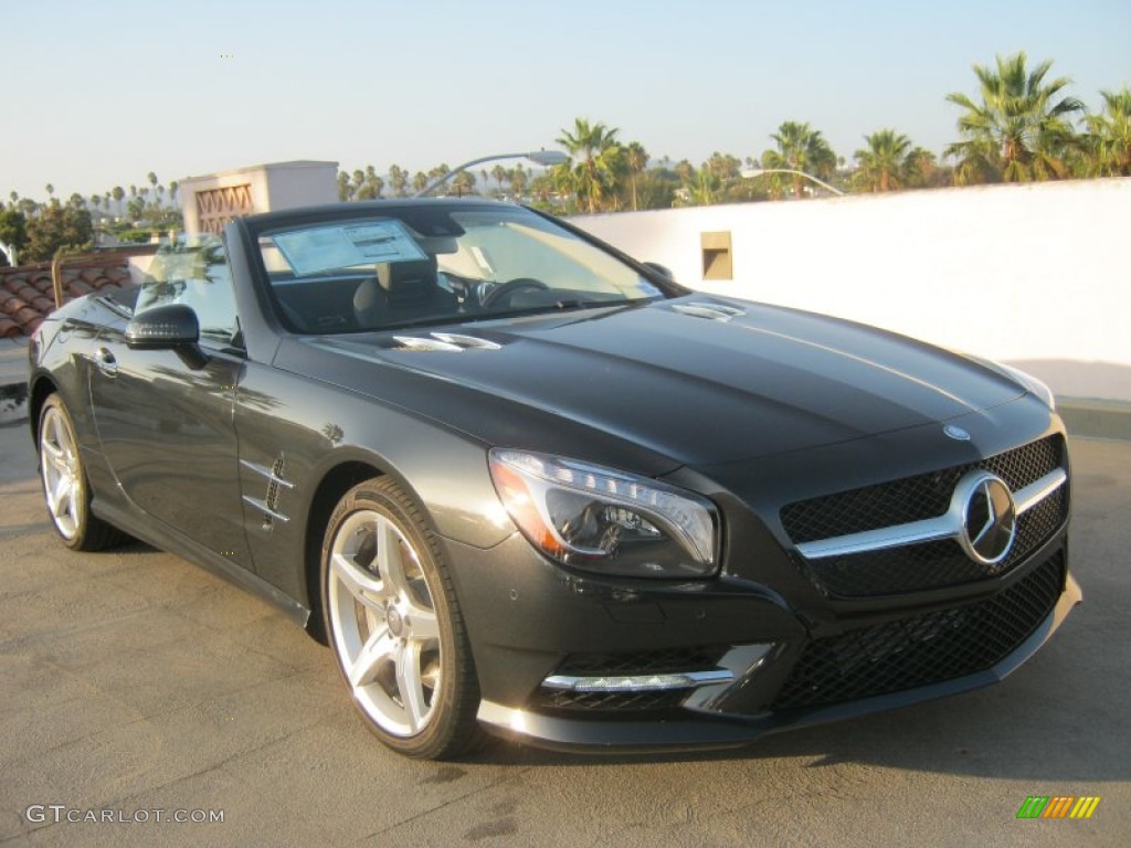 Magnetite Black Metallic 2013 Mercedes-Benz SL 550 Roadster Exterior Photo #71493166