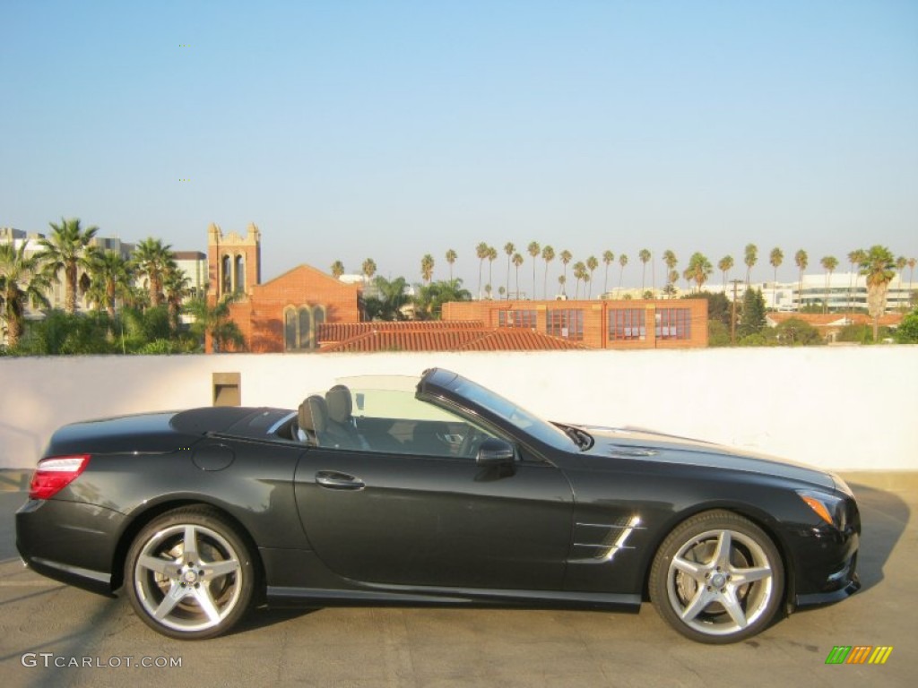 Magnetite Black Metallic 2013 Mercedes-Benz SL 550 Roadster Exterior Photo #71493185