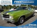 Antique Green 1971 Chevrolet Chevelle SS Coupe