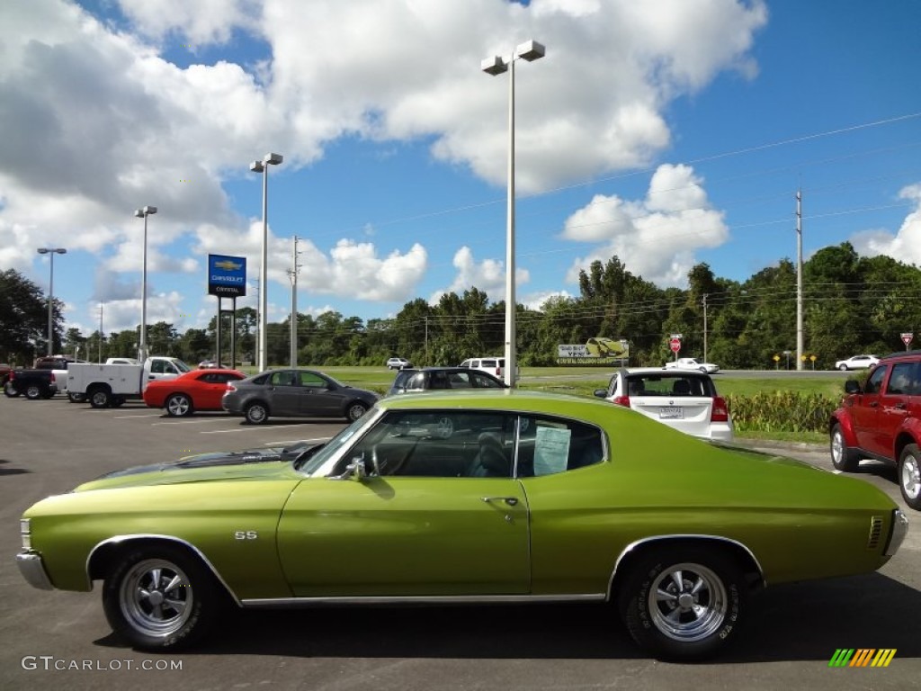 Antique Green 1971 Chevrolet Chevelle SS Coupe Exterior Photo #71493928