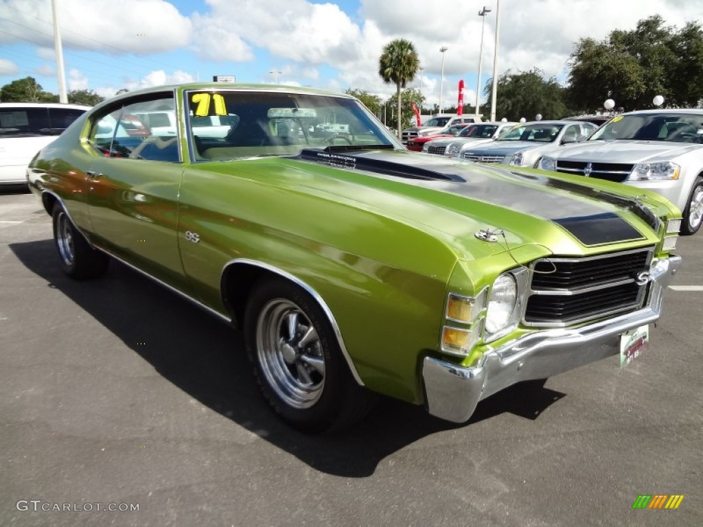 1971 Antique Green Chevrolet Chevelle SS Coupe #71434957 ...
