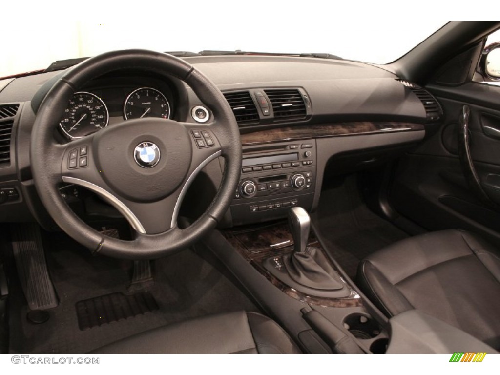 2008 1 Series 128i Convertible - Crimson Red / Black photo #10