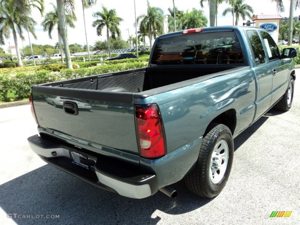 2006 Silverado 1500 Work Truck Extended Cab - Blue Granite Metallic / Dark Charcoal photo #6