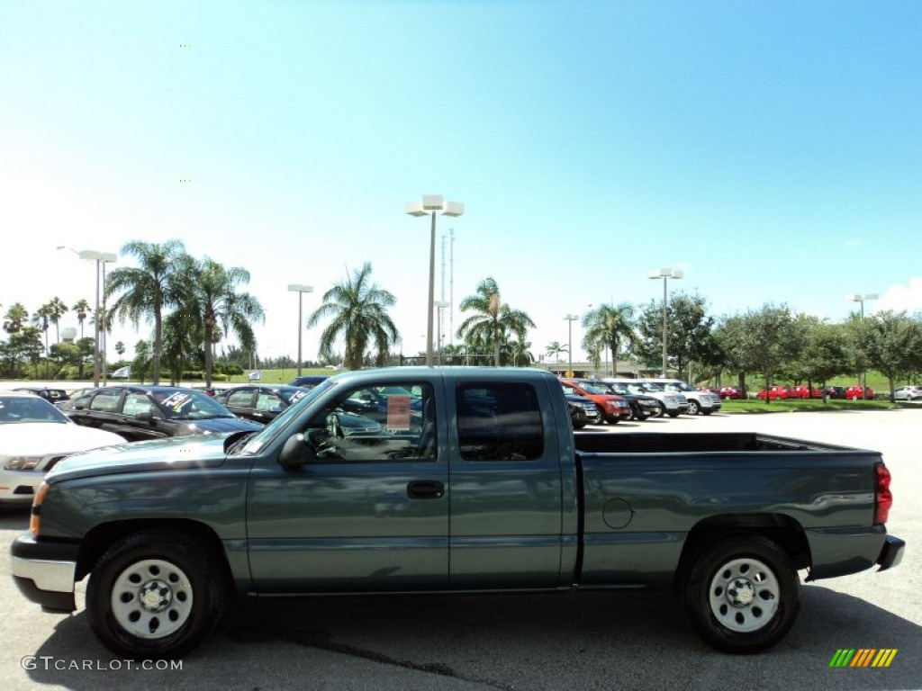 2006 Silverado 1500 Work Truck Extended Cab - Blue Granite Metallic / Dark Charcoal photo #12