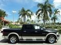 2009 Brilliant Black Crystal Pearl Dodge Ram 1500 Laramie Crew Cab  photo #42