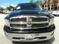 2009 Brilliant Black Crystal Pearl Dodge Ram 1500 Laramie Crew Cab  photo #53