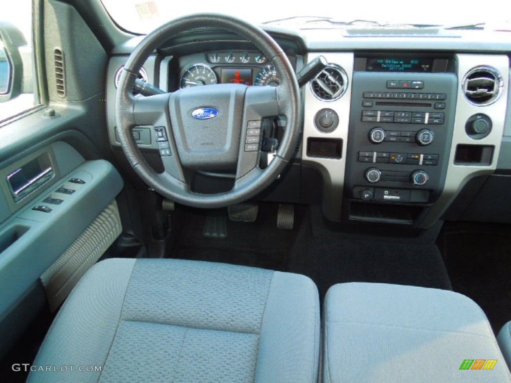2011 Ford F150 XLT SuperCrew 4x4 Steel Gray Dashboard Photo #71496634