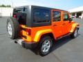 Crush Orange - Wrangler Unlimited Sahara 4x4 Photo No. 6