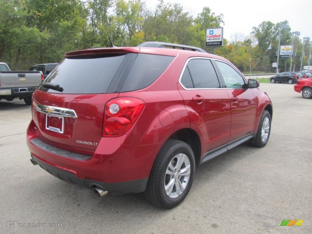 2013 Equinox LT AWD - Crystal Red Tintcoat / Jet Black photo #6
