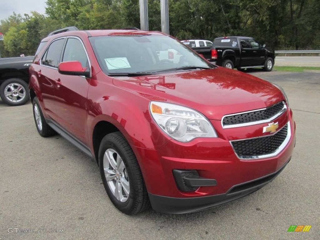 2013 Equinox LT AWD - Crystal Red Tintcoat / Jet Black photo #9