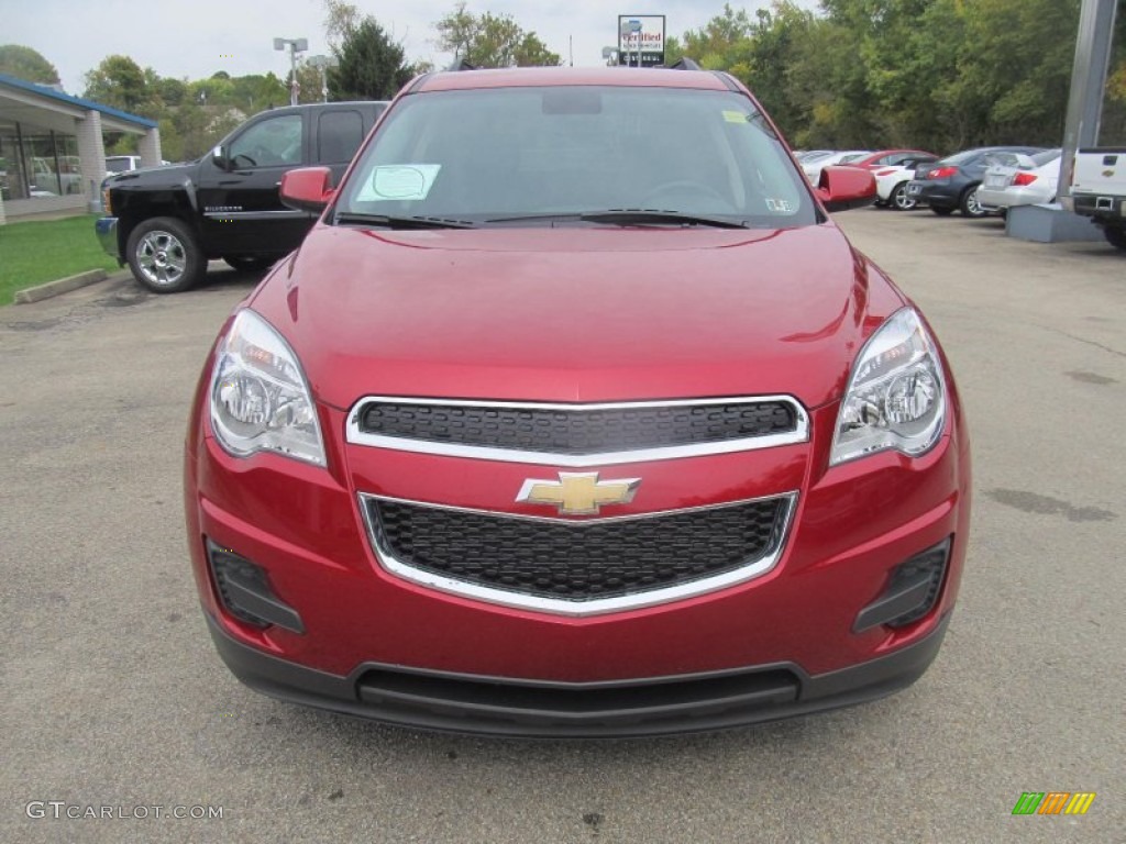 2013 Equinox LT AWD - Crystal Red Tintcoat / Jet Black photo #10