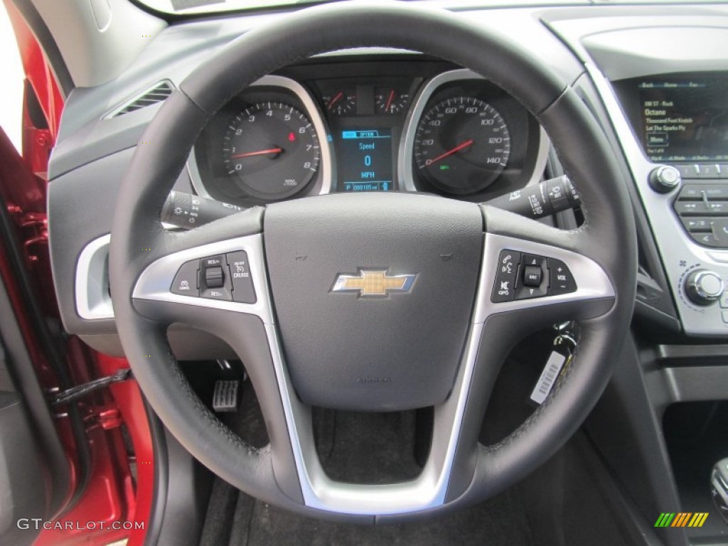 2013 Equinox LT AWD - Crystal Red Tintcoat / Jet Black photo #14