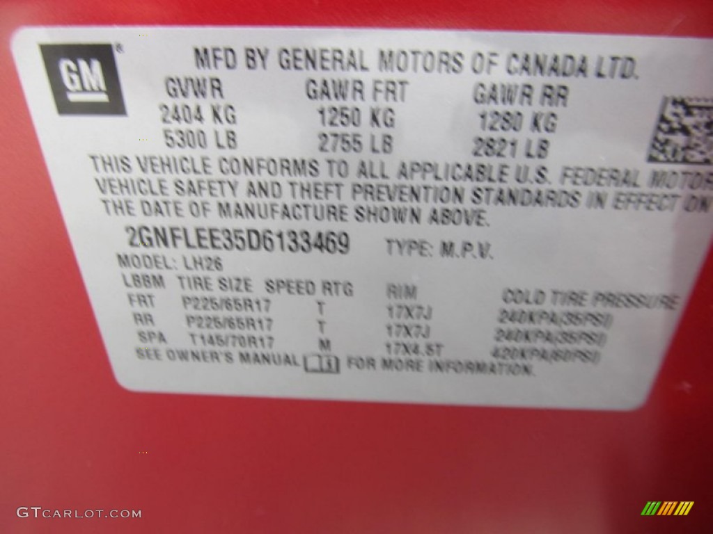 2013 Equinox LT AWD - Crystal Red Tintcoat / Jet Black photo #19