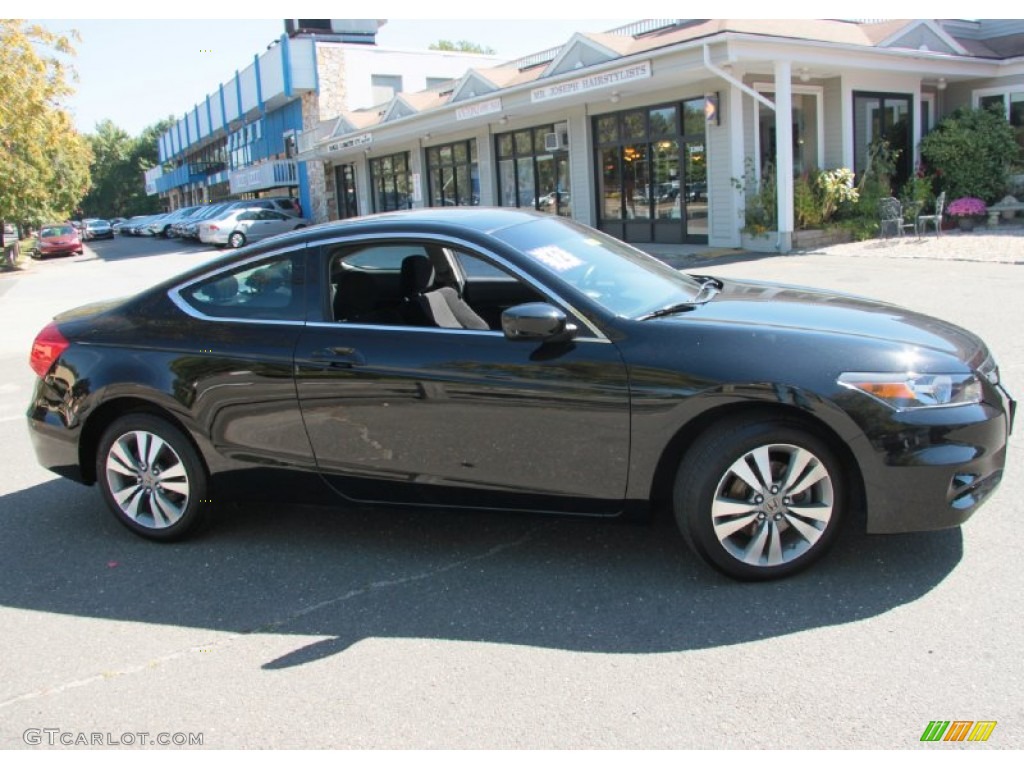 Crystal Black Pearl 2012 Honda Accord EX Coupe Exterior Photo #71498458