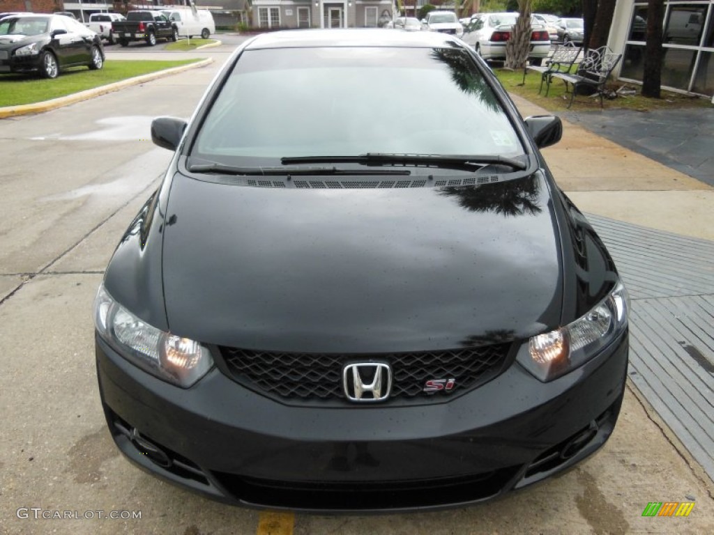 Crystal Black Pearl 2011 Honda Civic Si Coupe Exterior Photo #71498587
