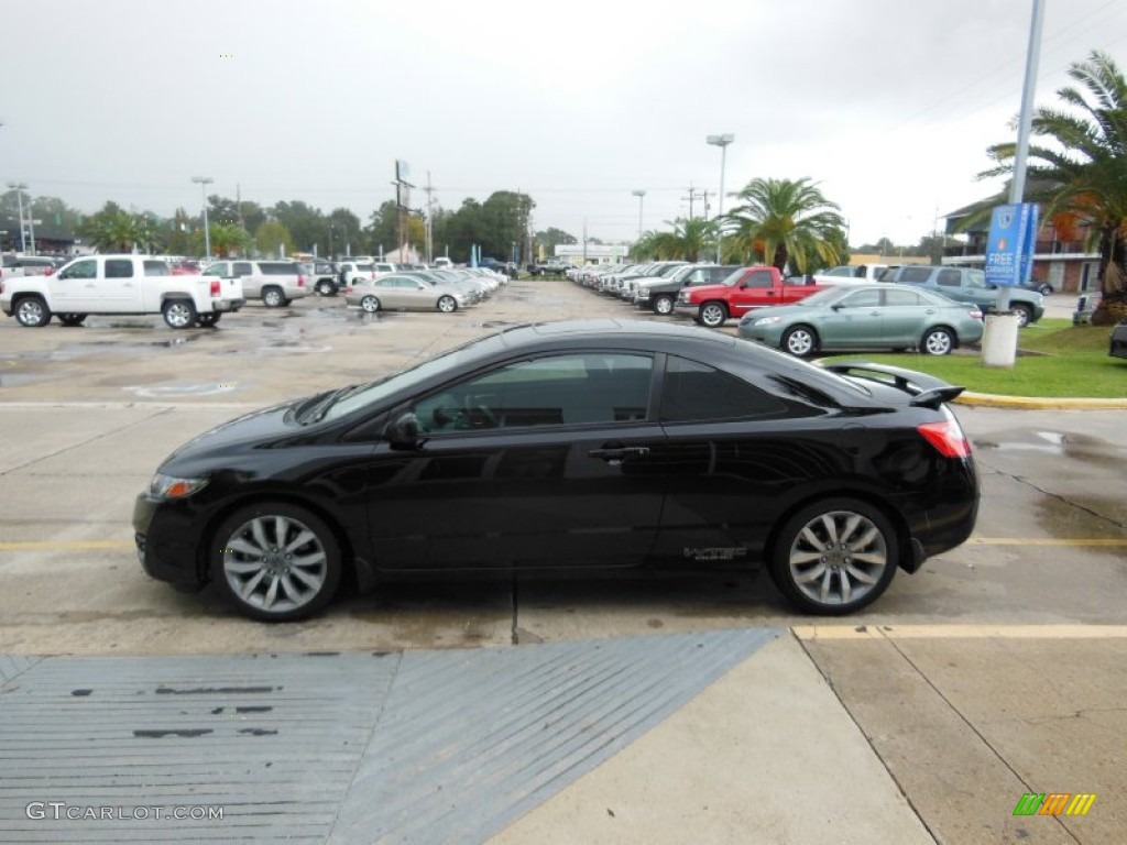 Crystal Black Pearl 2011 Honda Civic Si Coupe Exterior Photo #71498605