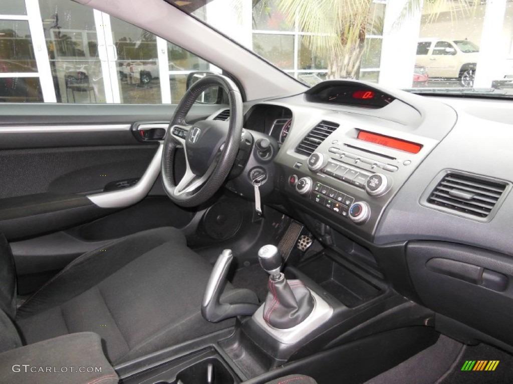 2011 Honda Civic Si Coupe Black Dashboard Photo #71498610