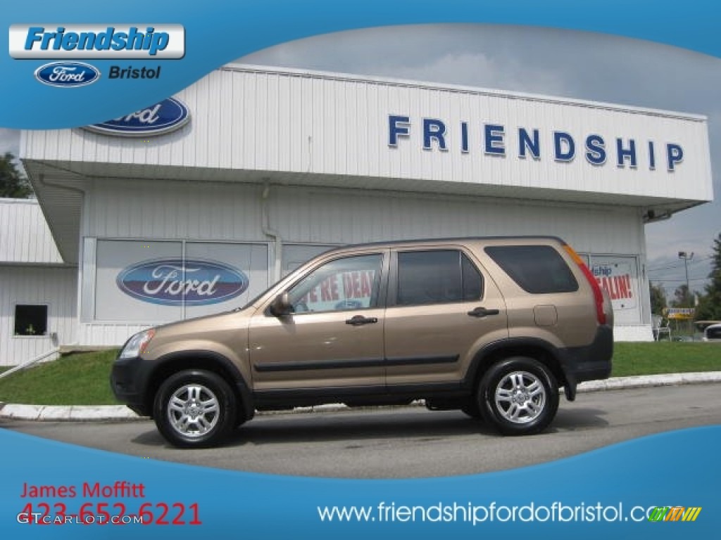 2004 CR-V EX 4WD - Mojave Mist Metallic / Saddle photo #1