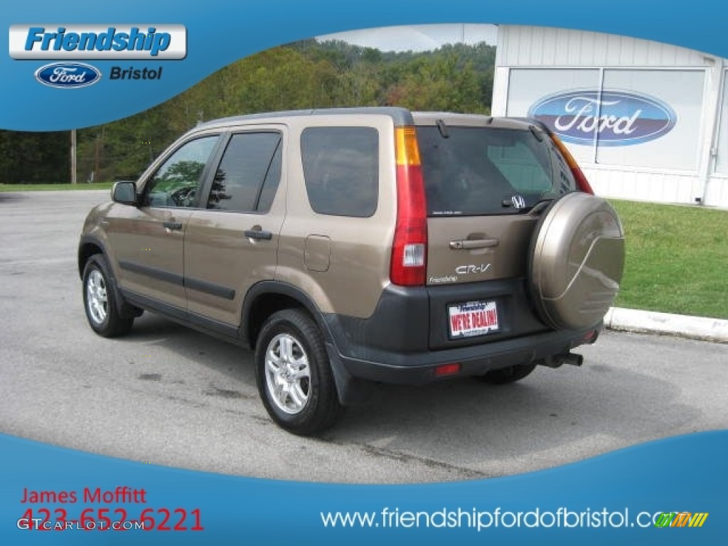 2004 CR-V EX 4WD - Mojave Mist Metallic / Saddle photo #8