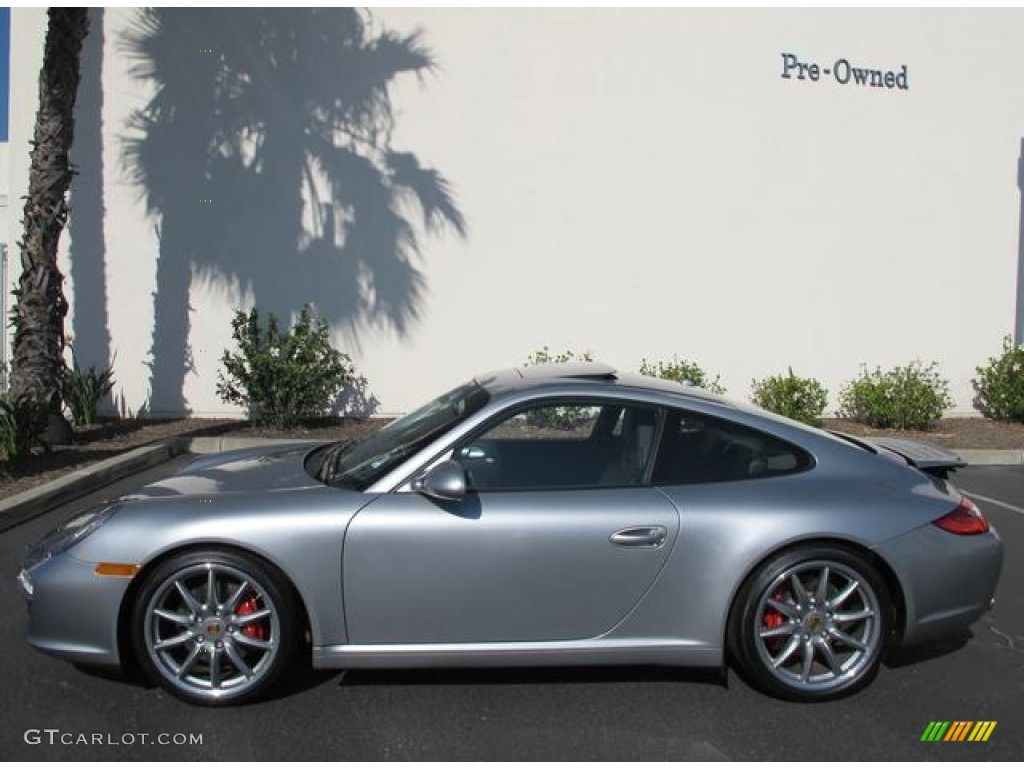 GT Silver Metallic 2009 Porsche 911 Carrera S Coupe Exterior Photo #71500854