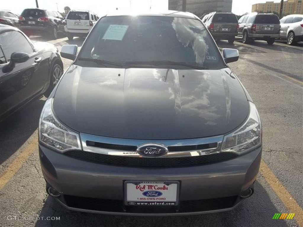 2010 Focus SEL Sedan - Sterling Grey Metallic / Charcoal Black photo #7