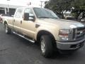 2008 Pueblo Gold Metallic Ford F250 Super Duty XLT Crew Cab 4x4  photo #1