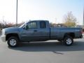 2008 Blue Granite Metallic Chevrolet Silverado 2500HD LT Extended Cab 4x4  photo #2