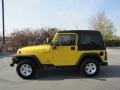 2006 Solar Yellow Jeep Wrangler Sport 4x4  photo #2