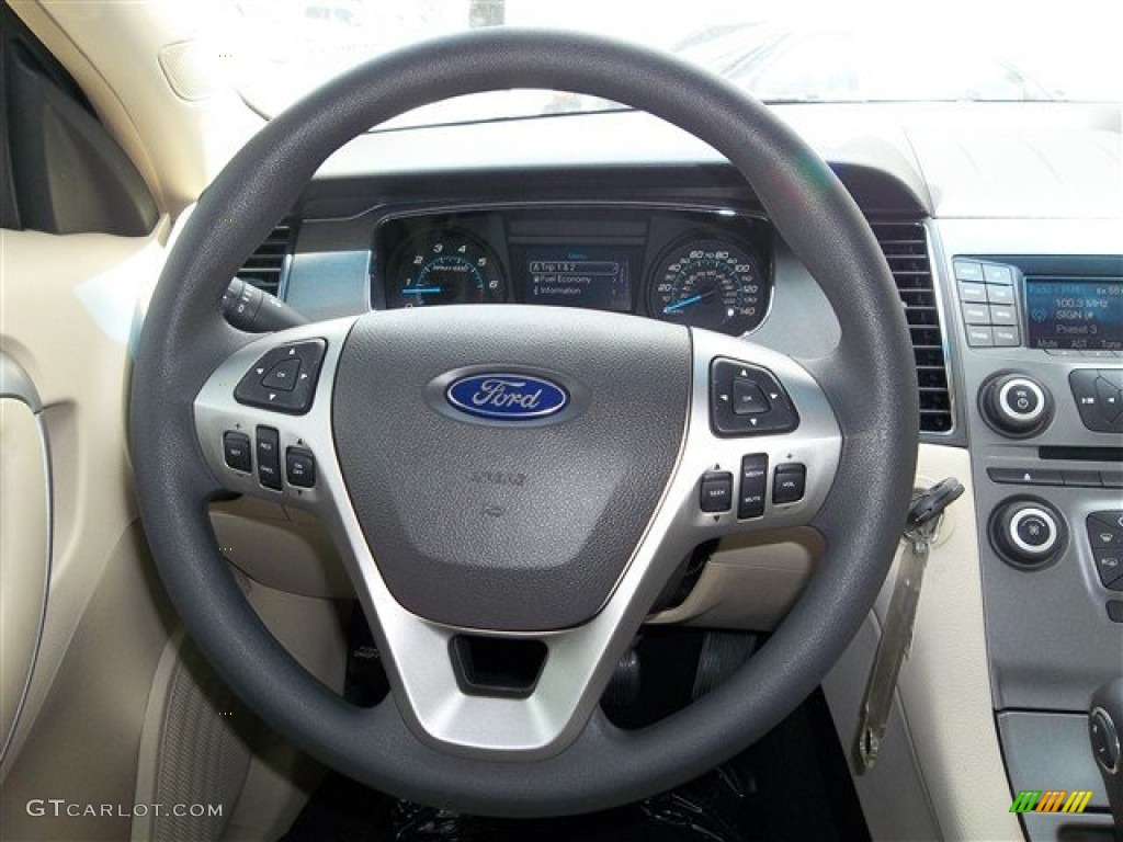 2013 Ford Taurus SE Dune Steering Wheel Photo #71503358
