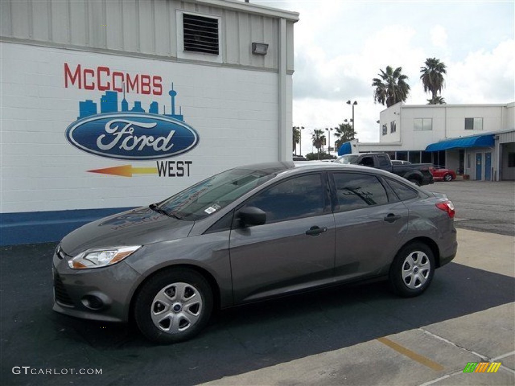 2013 Focus S Sedan - Sterling Gray / Charcoal Black photo #1