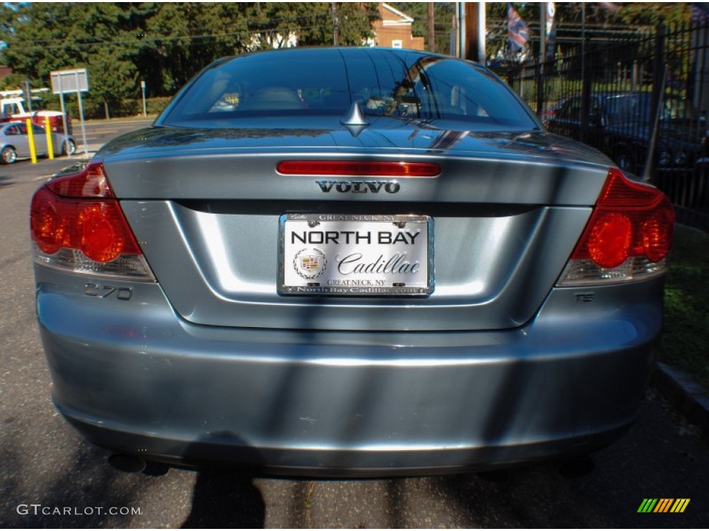 2007 C70 T5 Convertible - Celestial Blue Metallic / Off-Black photo #5