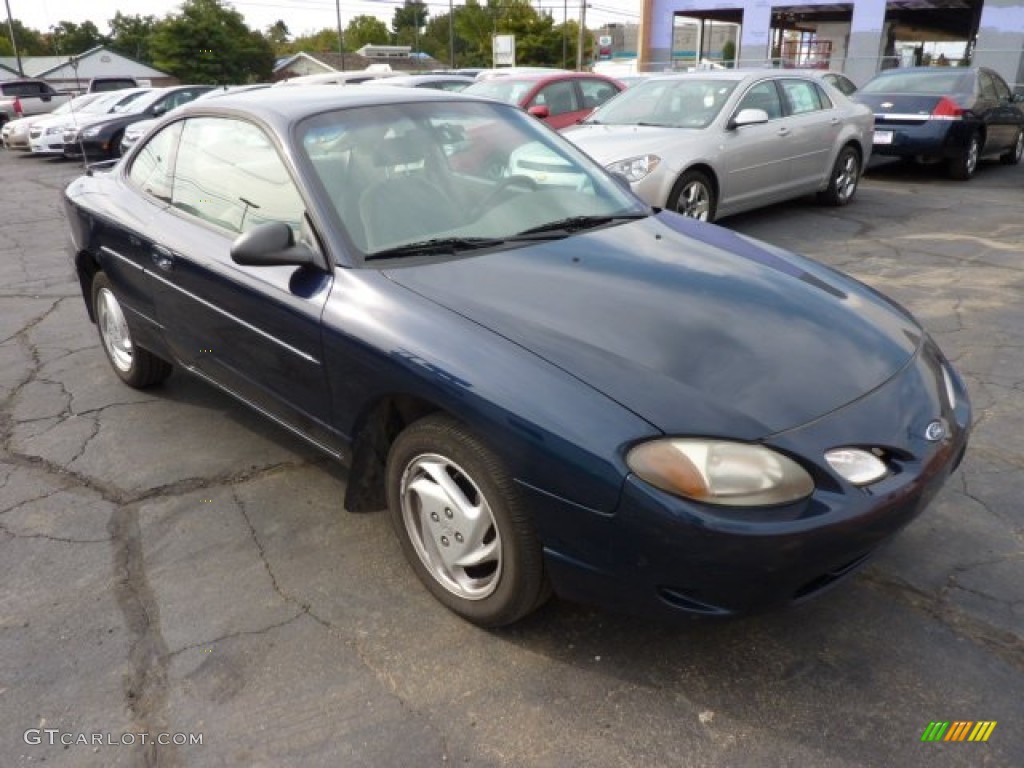 Twilight Blue Metallic 2002 Ford Escort ZX2 Coupe Exterior Photo #71505356
