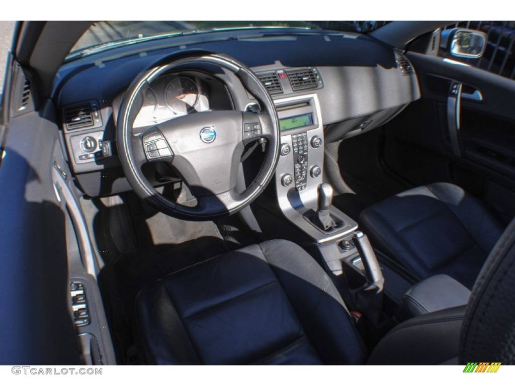 2007 C70 T5 Convertible - Celestial Blue Metallic / Off-Black photo #17