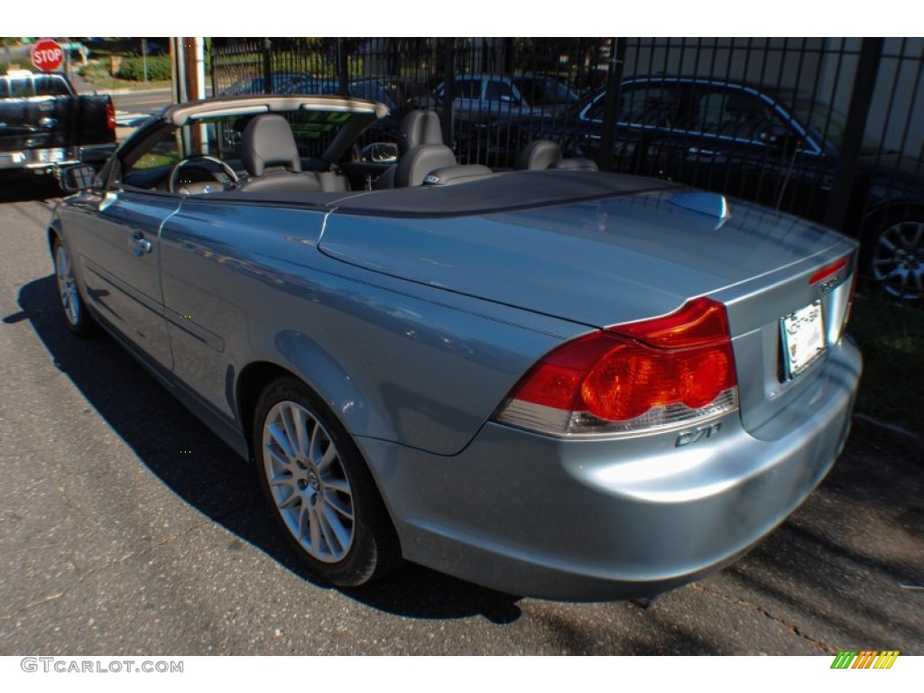 2007 C70 T5 Convertible - Celestial Blue Metallic / Off-Black photo #20