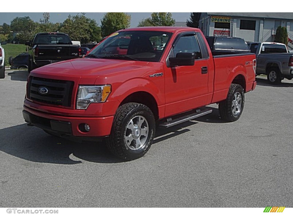 Vermillion Red Ford F150