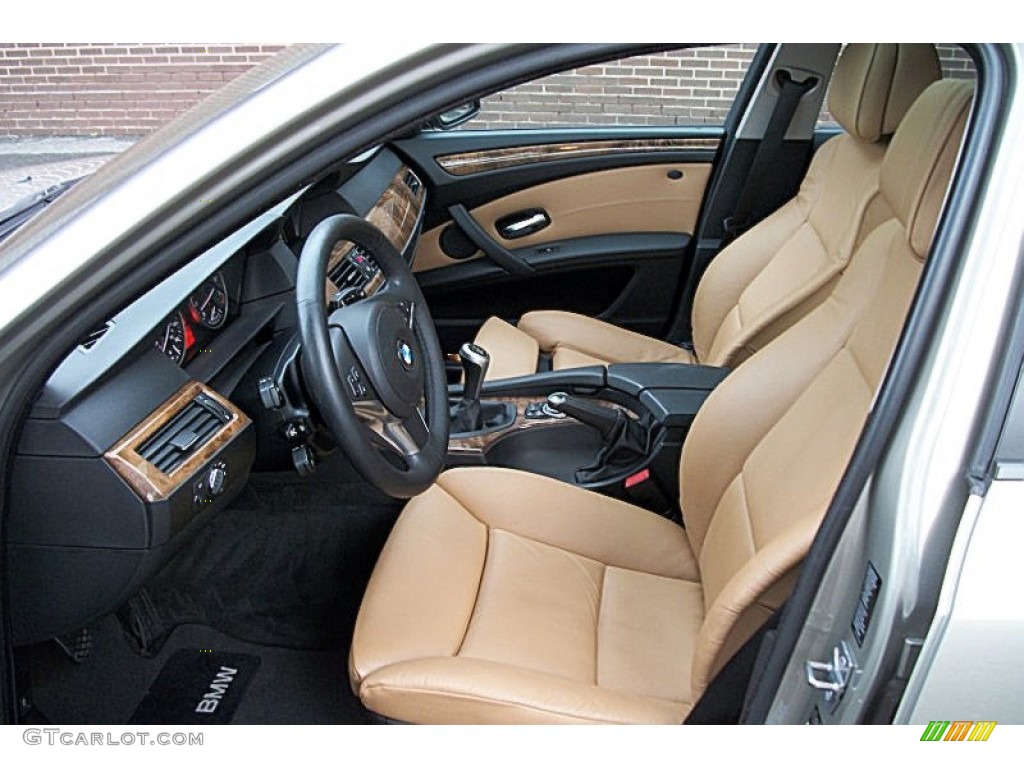 Natural Brown Interior 2010 BMW 5 Series 535i xDrive Sedan Photo #71507147