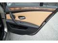 2010 BMW 5 Series Natural Brown Interior Door Panel Photo