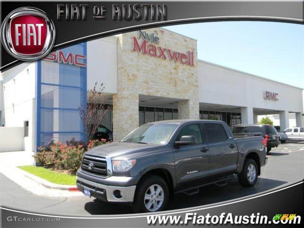 2010 Tundra SR5 CrewMax 4x4 - Slate Gray Metallic / Graphite Gray photo #1