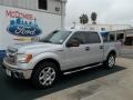 2013 Ingot Silver Metallic Ford F150 XLT SuperCrew  photo #1